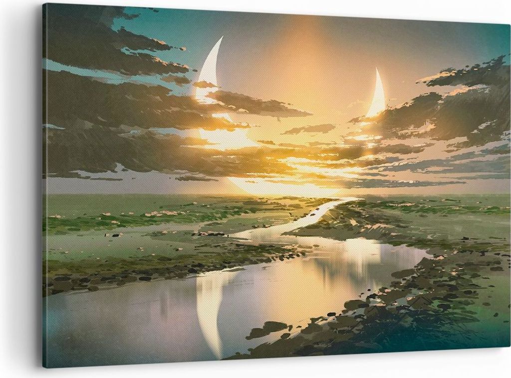 Bild auf Leinwand - Leinwandbild - natur natur - 100x70cm - Wand Bild - Wanddeko - Wandbilder - Leinwanddruck - Bilder - Kunstdruck - Wanddekoratio...