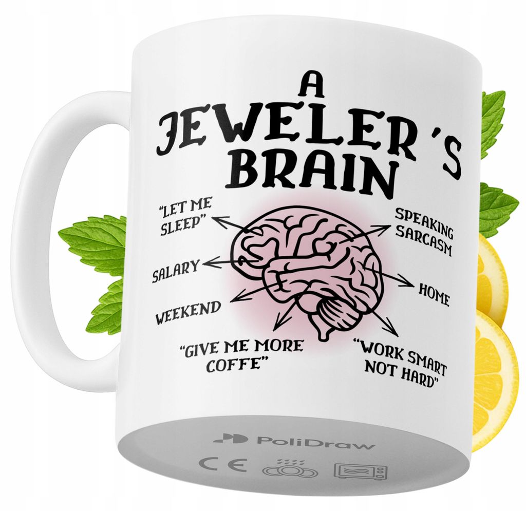 Lustige Tasse für Juweliere - Kaffee- oder Teetasse mit witzigem Textdesign - ideal für Geburtstage, Namenstage, Feiertage und besondere Anlässe...