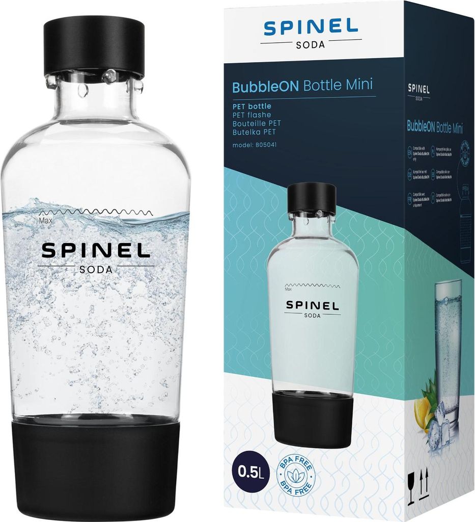 SpinelSoda Schwarz 500ml Flasche, 1 Stück Produktbild 