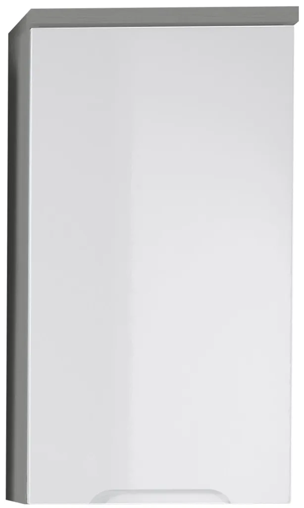 Meuble haut Randolph titane 40cm : Solution rangement petit espace