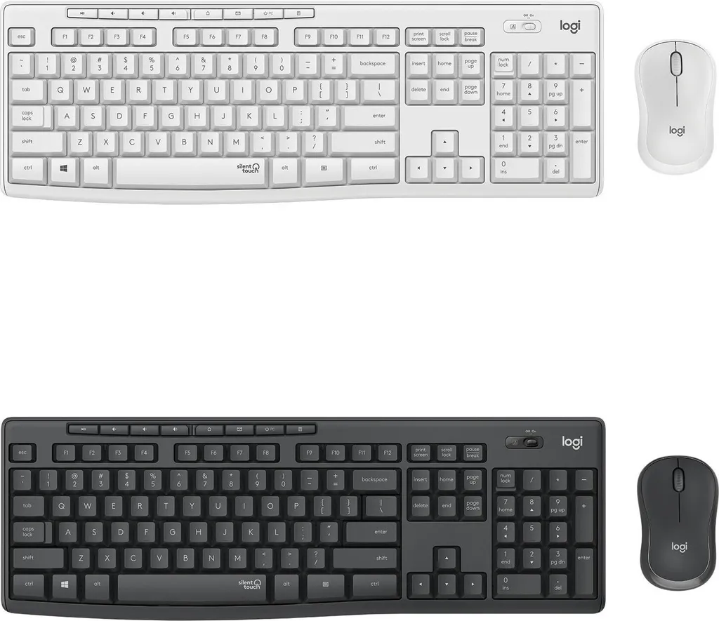 Logitech MK295 Silent ensemble clavier et souris sans fil graphite - 48