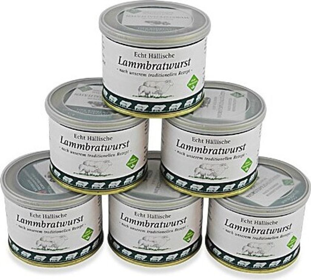 Echt Hällische Lammbratwurst mit Rindfleisch von der BESH Produktbild 