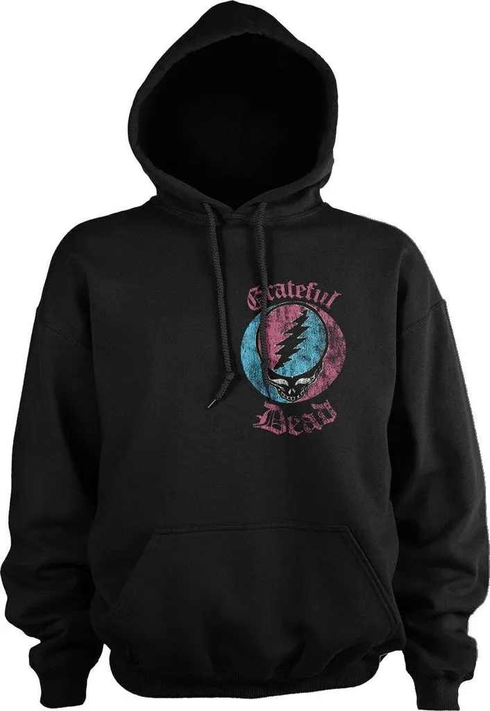 Sweat à capuche The Grateful Dead 1986 noir XL coton premium homme