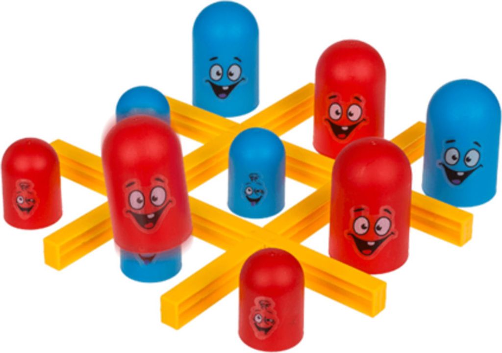 Tic Tac Toe Trinkspiel Partyspiel mit 2 Shotgläsern