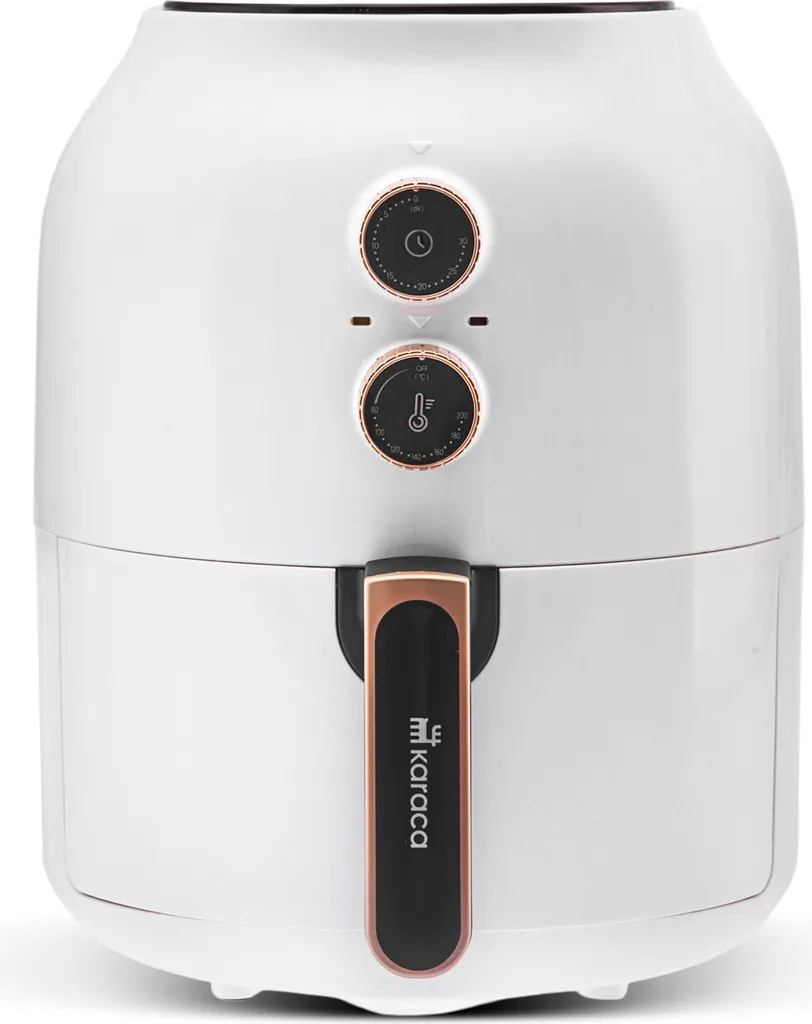 Friteuse Karaca Multifry 1300W blanche : technologie air chaud sans odeur