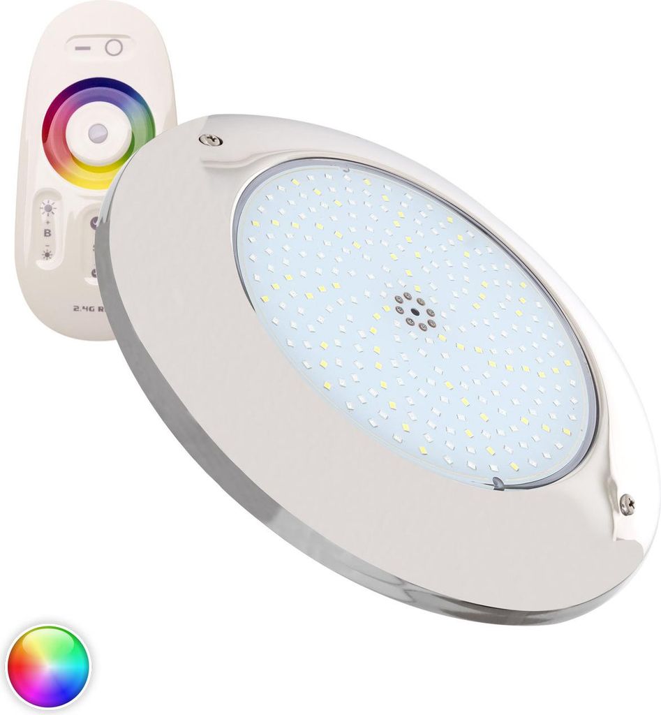LED Poolstrahler Aufbau RGBW tauchfähig 12V DC IP68 Produktbild 