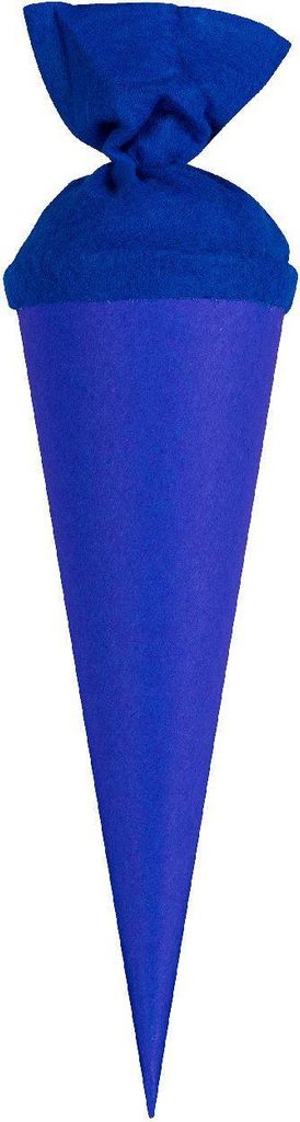 Goldbuch Bastelschultüte mit Filzverschluss blau 35 cm Produktbild 