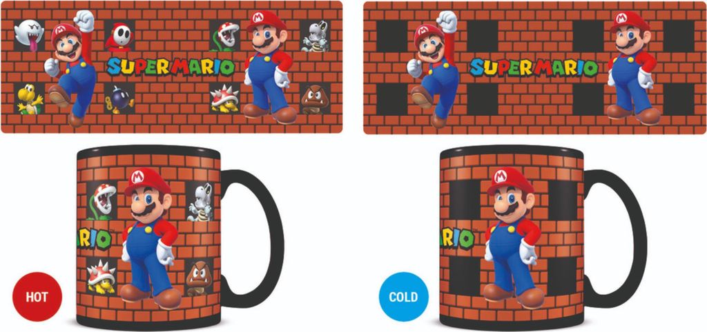 Super Mario Bricks Tasse - Thermoeffekt, 315ml - Nintendo Produktbild 