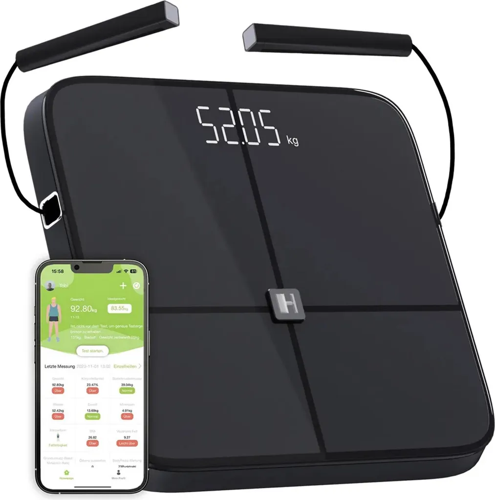 Balance HAMMER Body Screen TX 8 capteurs : analyse segmentée par Bluetooth