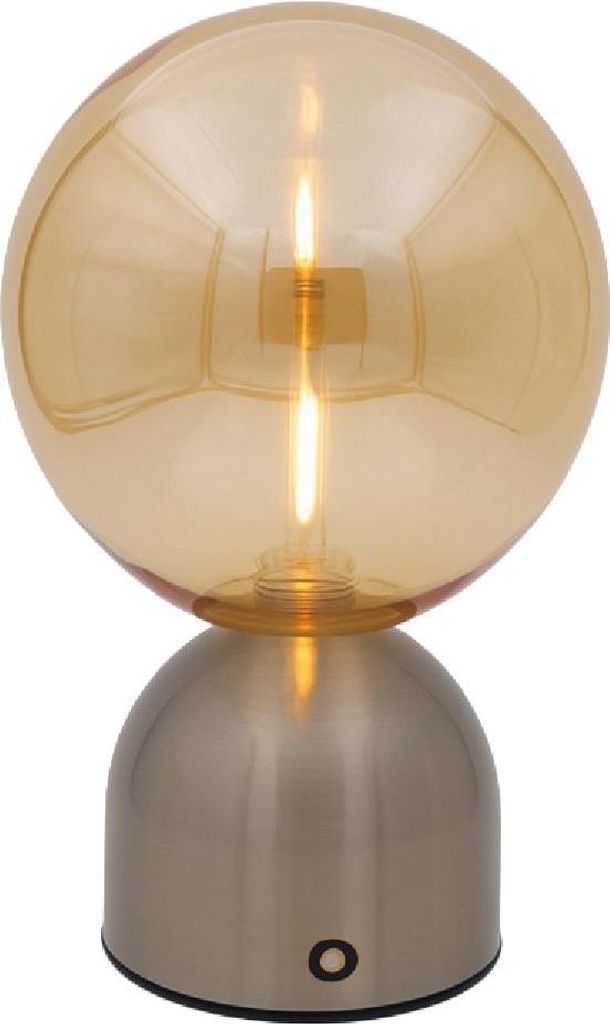 Luxus - Touch-Tischlampe - Lina - Silber - H23 x Ø15