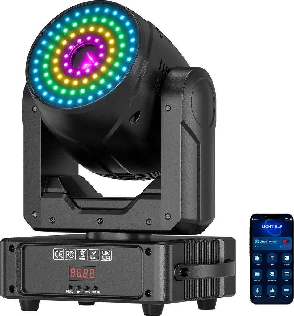 Système Laser Mobile Noir EU : Solution d'Éclairage Dynamique et Complet