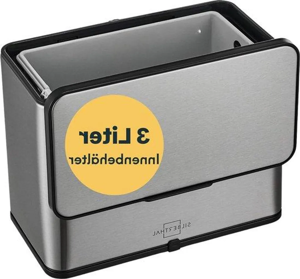 Poubelle à compost inox anti-odeur et sans moucherons pour la cuisine