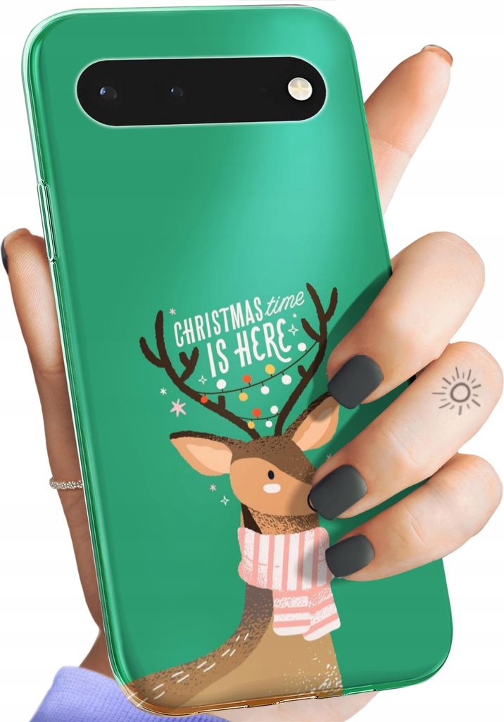 Bunt Hülle für GOOGLE PIXEL 6 PRO Schutzhülle Handyhülle Handy TPU Silikon Case Slim Cover Case Weihnachten Rudolf