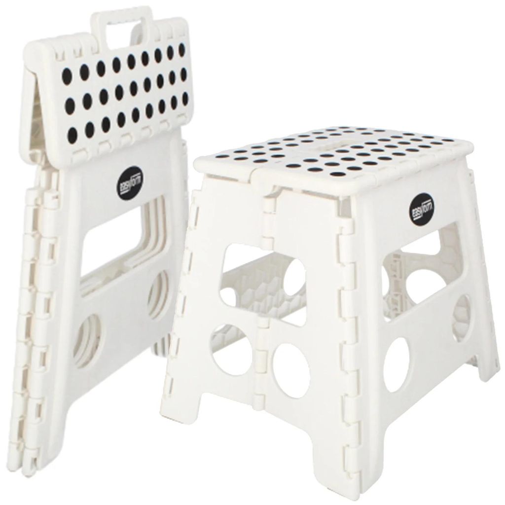 Skládací stolička, protiskluzová, 32 cm, nosnost až 150 kg, Obrázek produktu 
