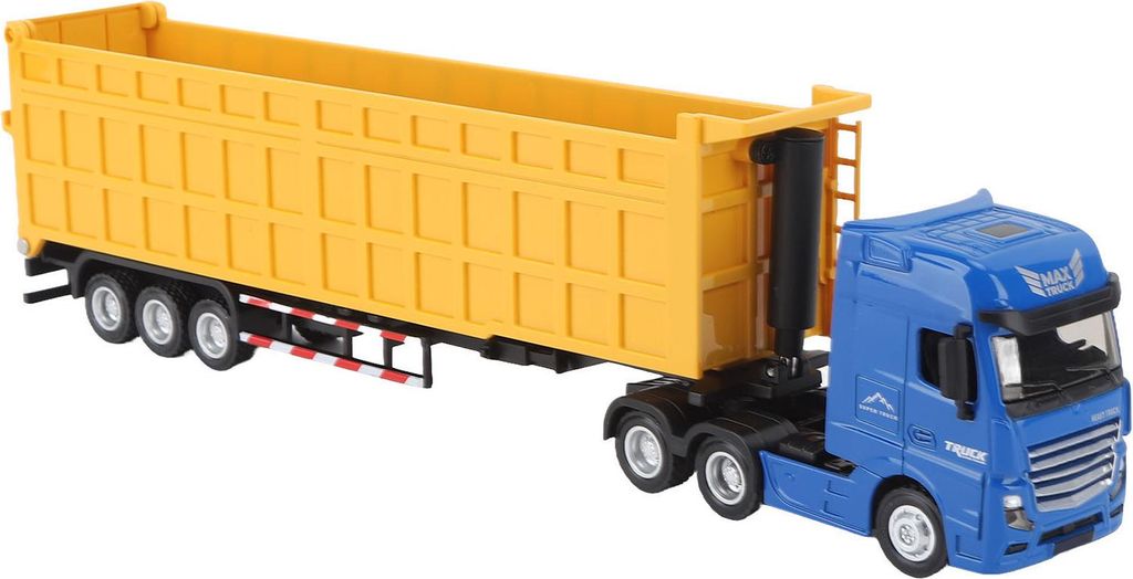 1:50 Skala Diecast Model Truck Toy Static Model Car Dump Truck für Kinder Kinder Jungen Geschenke Gelb