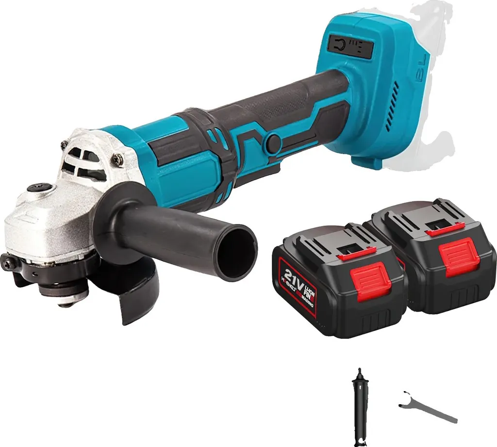 Meuleuse d'angle moteur brushless 125 mm, variateur 3 vitesses Pro