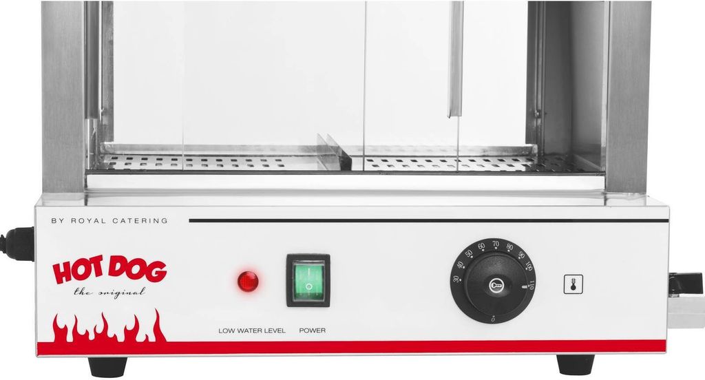 Royal Catering Hot Dog Steamer - 2000 W Produktbild 4