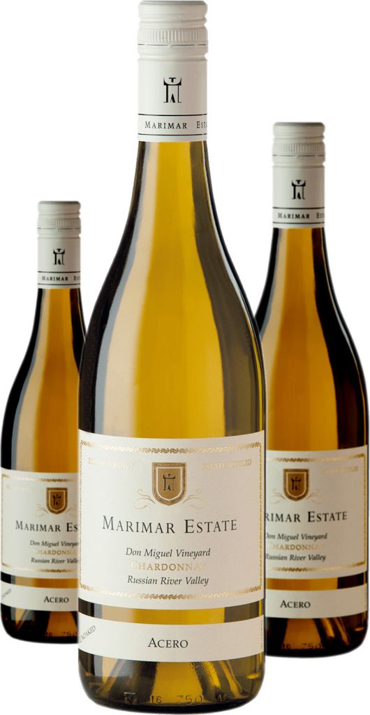 3 x Marimar Estate Acero Chardonnay Don Miguel Vineyard Russian River Valley