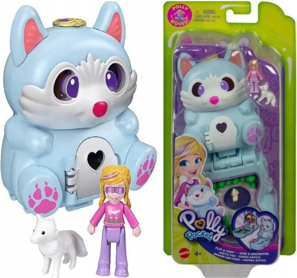 Polly Pocket Arctique Coffret Renard Arctique avec Mini Figurines Mattel