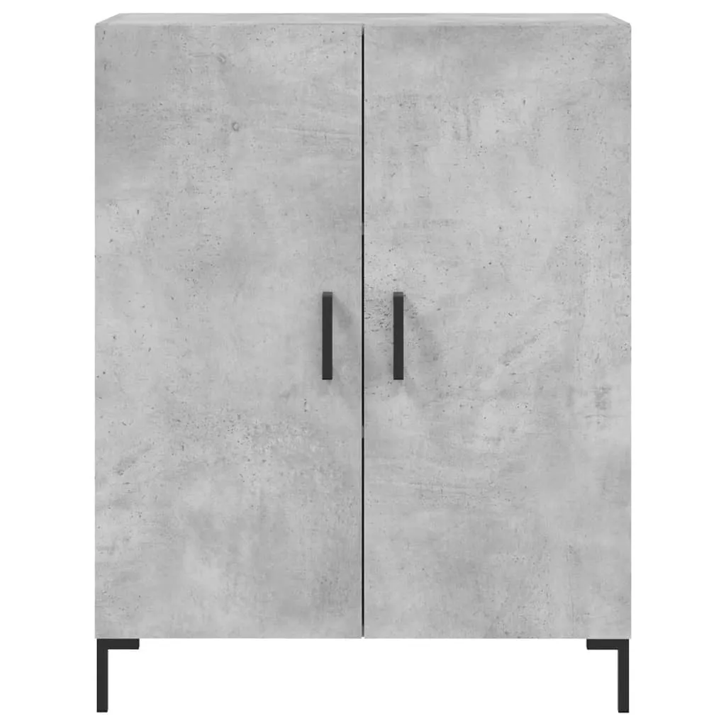 The Living Store credenza cemento grigio 69,5x34x90 cm materiale legno - 5