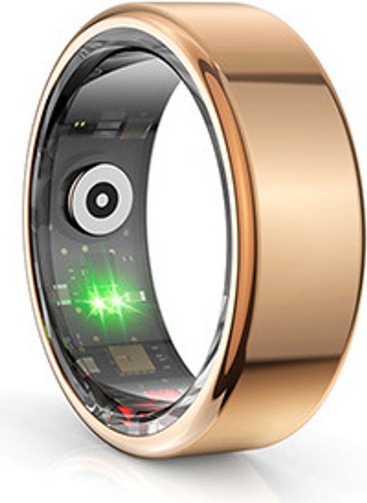 Smart RING gold, Herzfrequenz, Sättigung, Schlafüberwachung, Aktivität, roz 11, Powerton