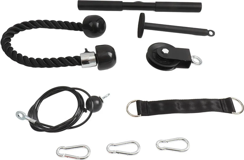 Système de traction à câble DIY musculation pour biceps et triceps