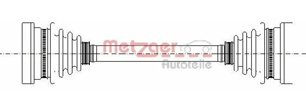 Arbre de transmission arrière renforcé pour VW Transporter III T3
