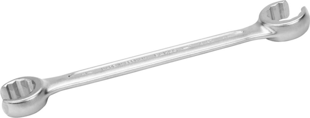 Bahco Gekröpfter, offener Ringschlüssel, 1 x 1-1/8, mit Doppelende und Chrom-Beschichtung, 255 mm