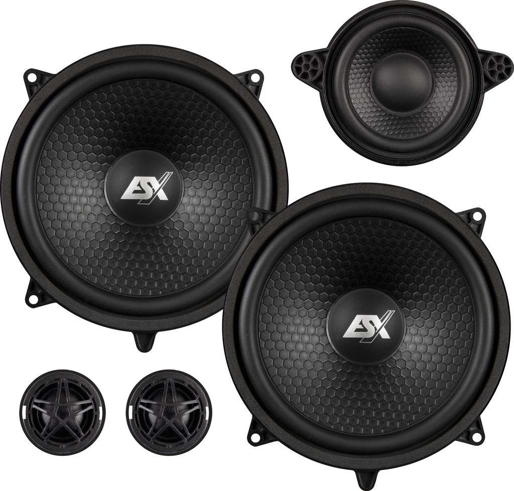 ESX QXS6.3C, 180 W, 90 W, 3 Ohm, 50 - 24000 Hz, Neodym, 16 cm