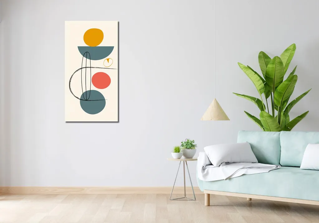 Tableau Image 50 x 100 cm Compositions harmonieuses pour salon moderne - 2
