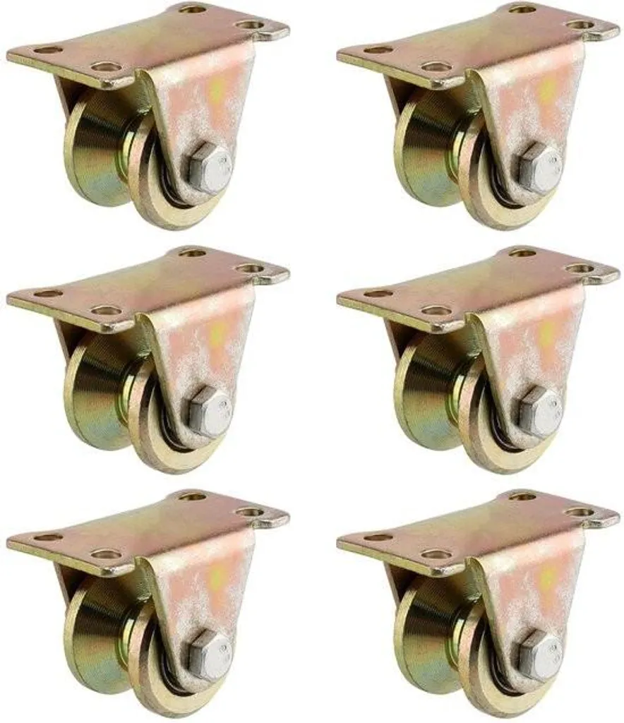 Poulies en acier Allecto Plus avec rainure en V pour câbles de 6mm