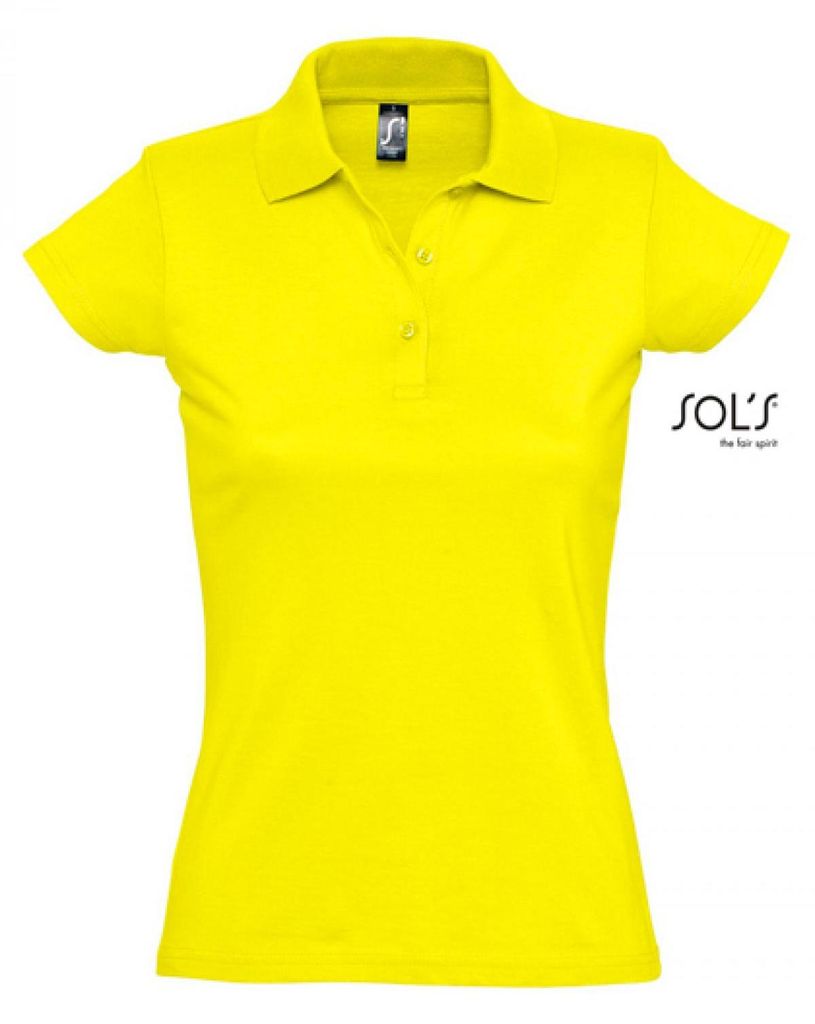 SOLs 11376 | Damen Poloshirt Prescott - Farbe: Lemon - Größe: M