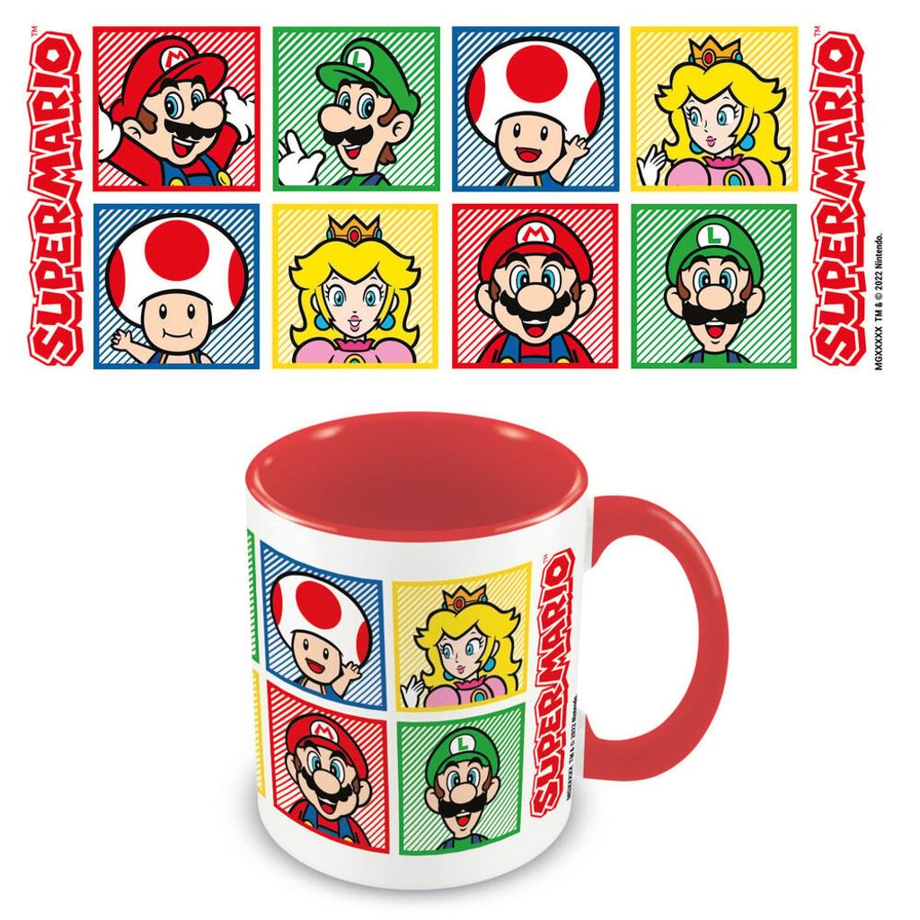 Super Mario Tasse 315 ml, Keramik, spülmaschinengeeignet Produktbild 