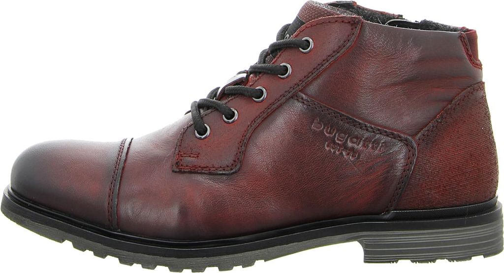 Bugatti Schnürstiefeletten Herren 32313139333432 Rot 44 EU