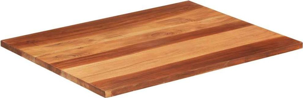 vidaXL Tischplatte Massivholz Palisander 25-27 mm 70×90 cm