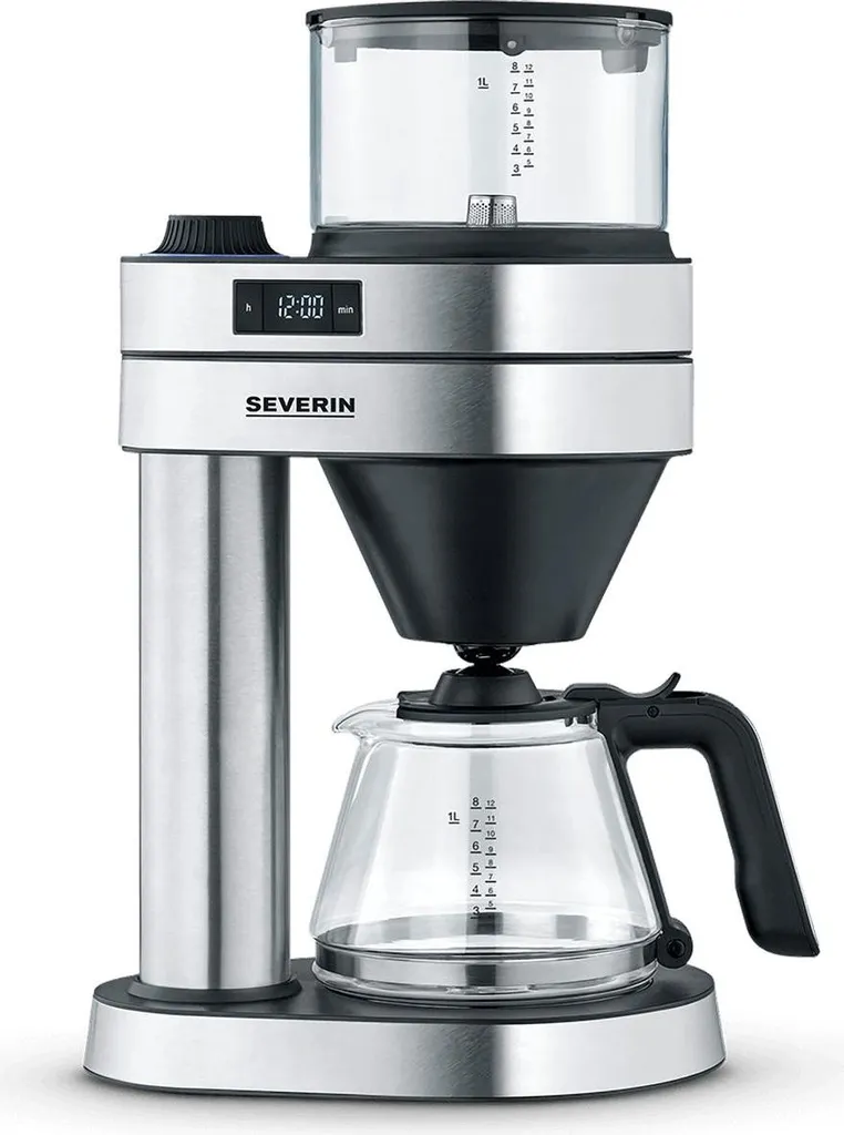 Severin Caprice Cafetière pour Café Moulu en Inox - Idéal Famille