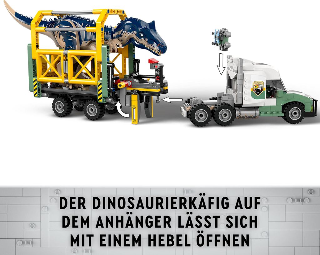 LEGO Jurassic World Dinomisje: ciężarówka do transportu Zdjęcie produktu 35