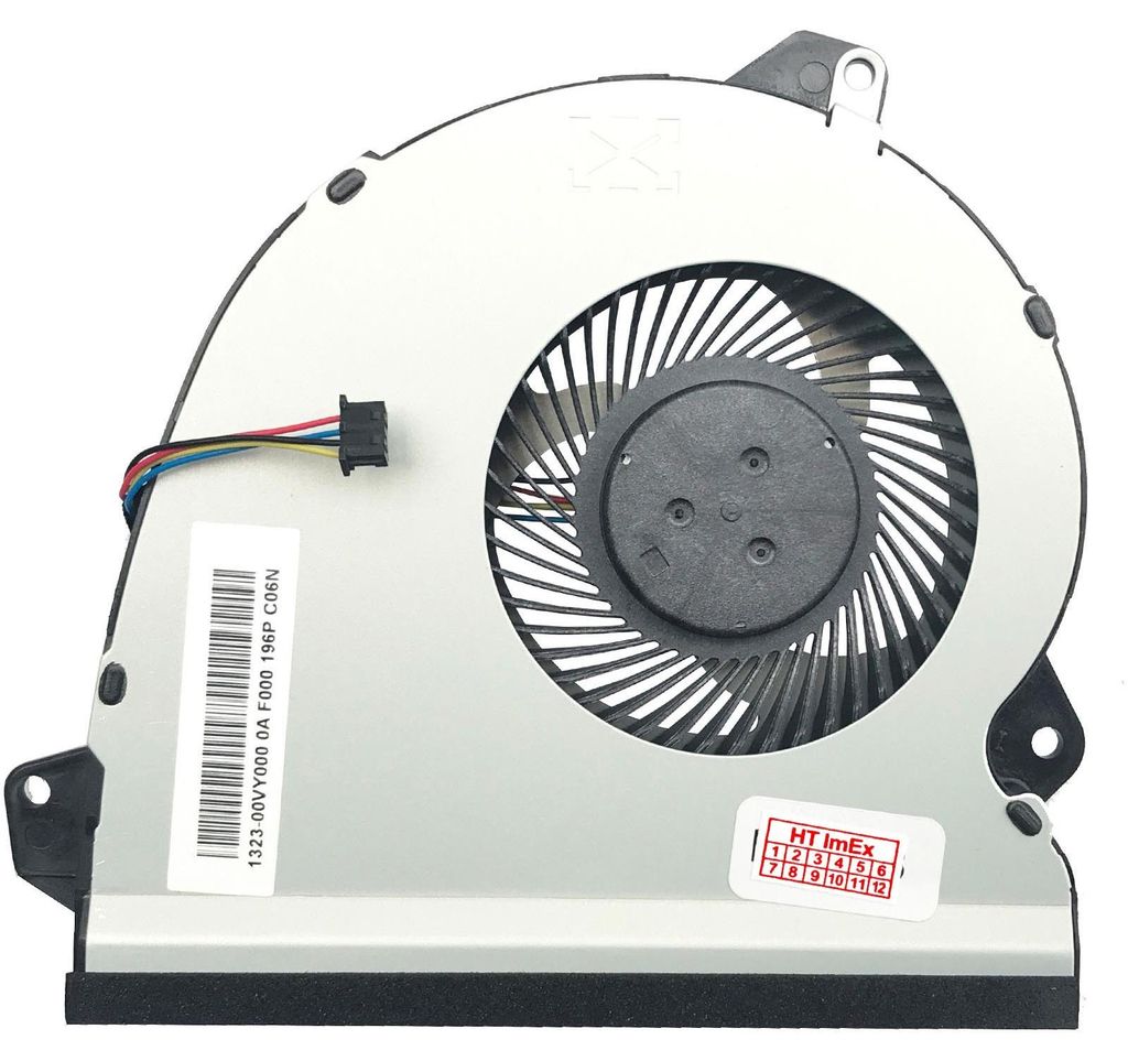 CPU Lüfter Kühler 4-Pin stecker FAN cooler für Asus FX553VD - Notebook PC