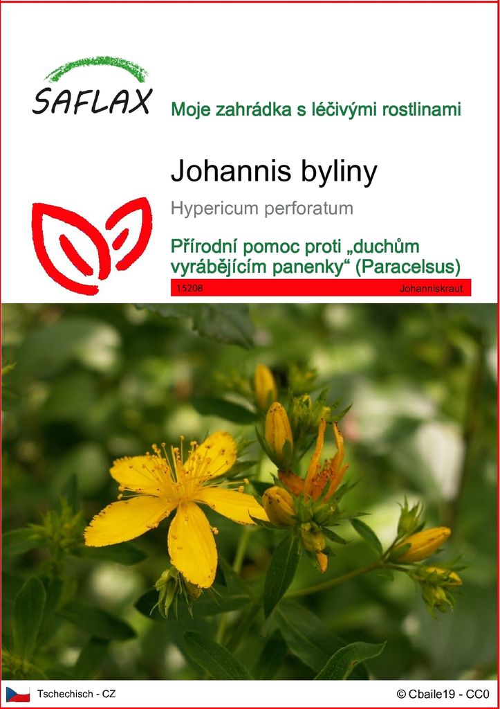 SAFLAX - Johannis byliny - Hypericum perforatum - 300 Obrázek produktu 