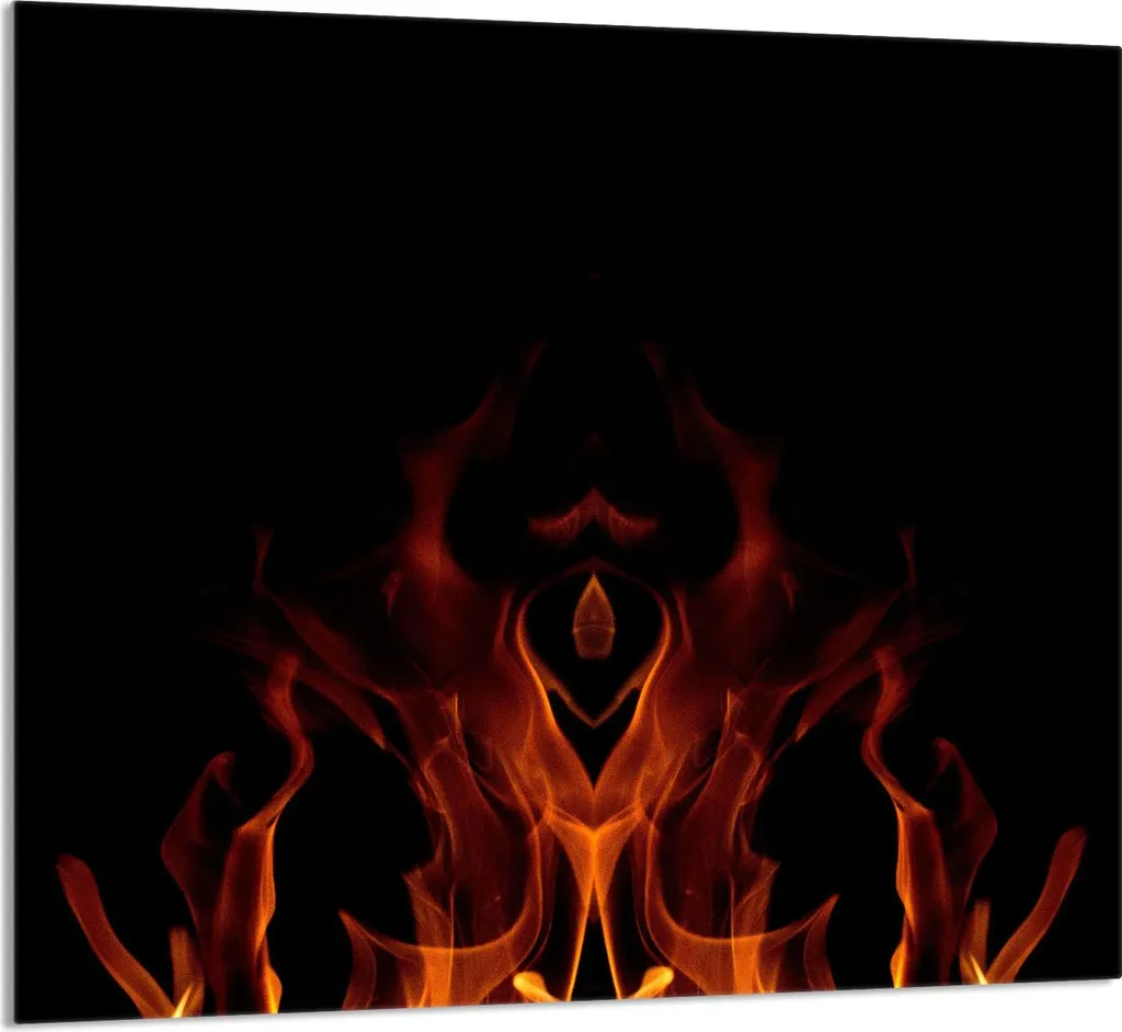 Lastra Vetro Temperato 65x60 Fuoco | Protezione Parete e Piano Cottura
