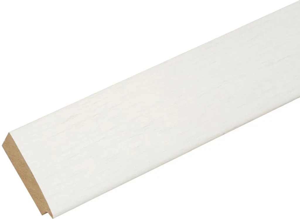 Cornice in Legno S53G Bianco 30x40 cm: L'Eleganza Artigianale Italiana - 3