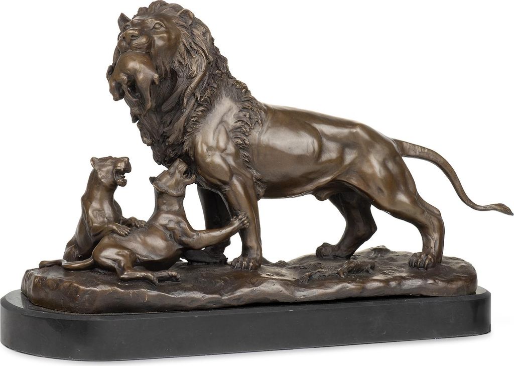 Moritz Bronzefigur First Wild Höhe 26 cm 8,6 kg Skulptur Statue Antik