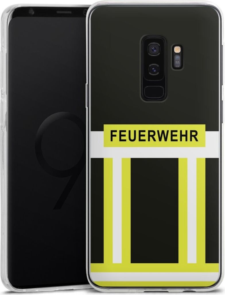 DeinDesign Handyhülle für Samsung Galaxy S9 Plus Duos Silikon Hülle Case Smartphone Schutzhülle Beruf Feuerwehr Feuerwehrmann