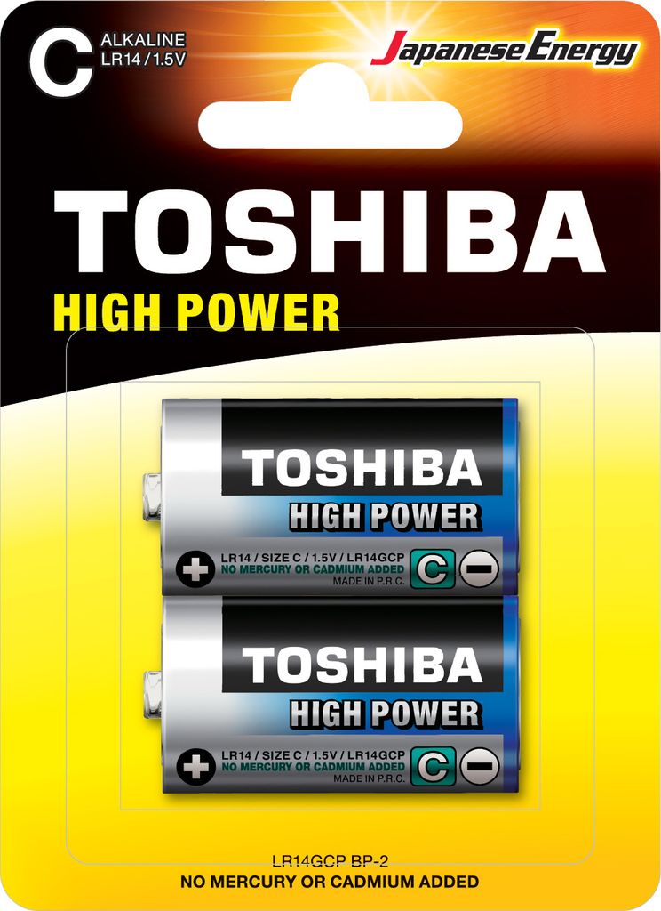 Toshiba LR14GCP BP-2, Einwegbatterie, C, Alkali, 1,5 V, 2 Produktbild 
