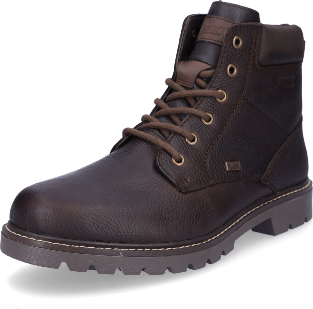 Rieker Herren Stiefelette 38842 Braun Leder 43 EU