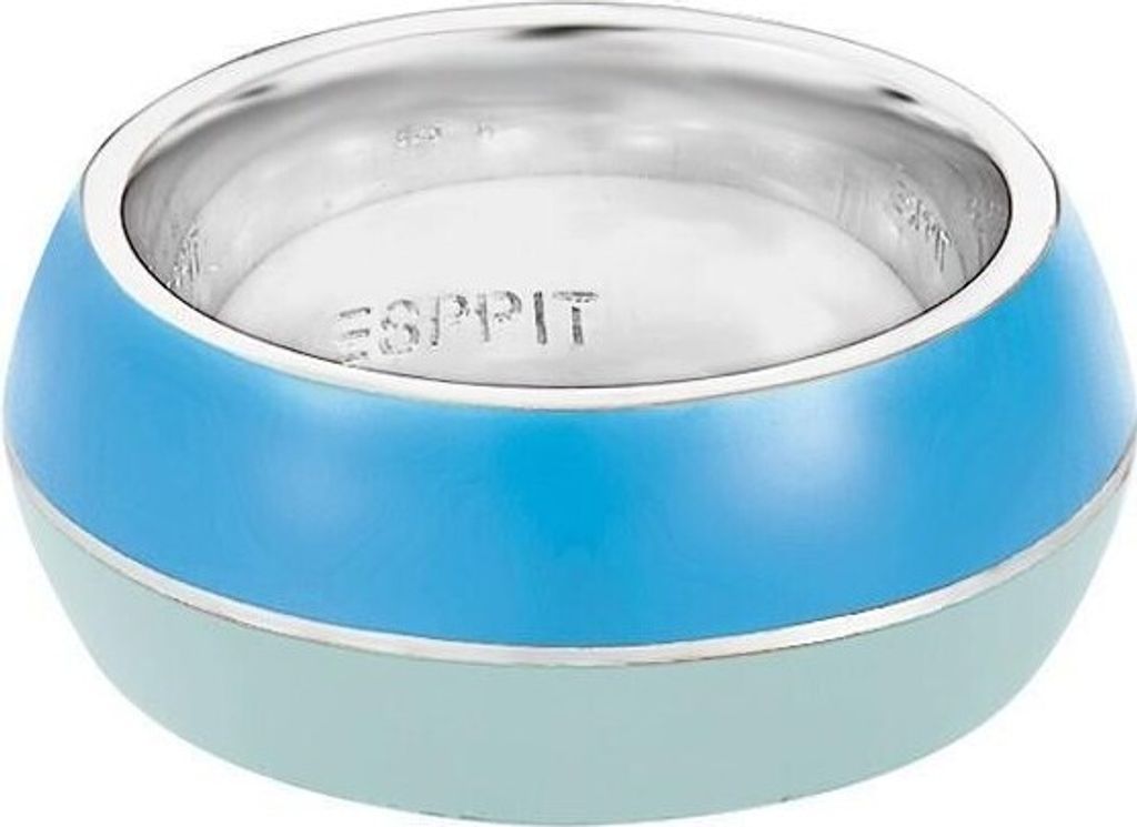Esprit Damen Ring Edelstahl Marin 68 mix Turquoise ESRG11563E, Ringgröße:53 (16.8 mm Ø)