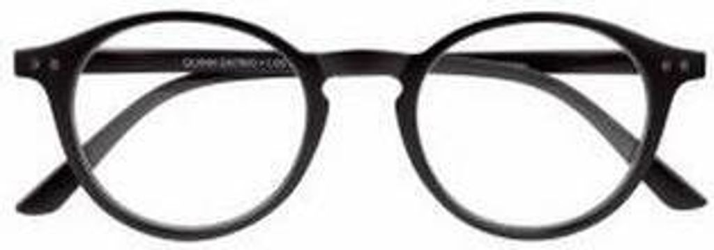Lesebrille DONNA, schwarz, +2.00 dpt mit Etui