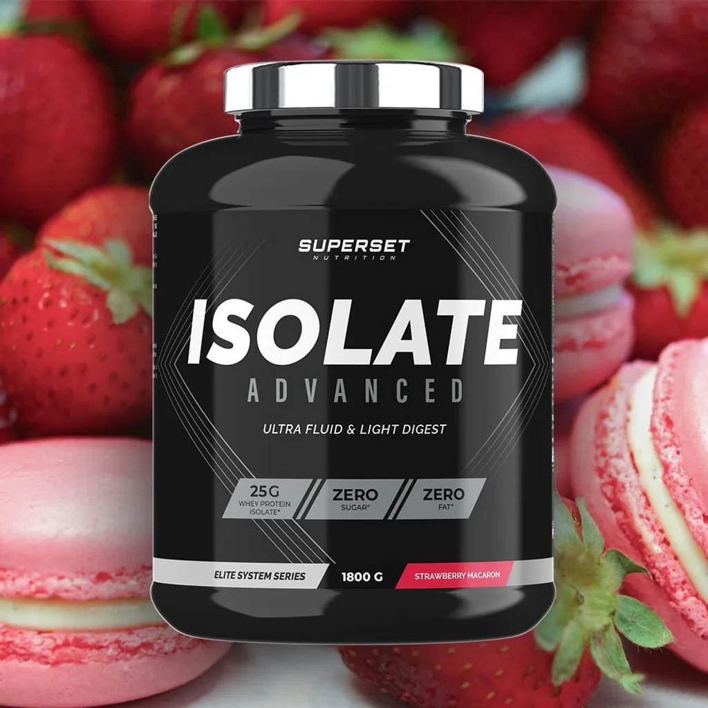 Whey Isolate Superset Nutrition Zero Isolate Advanced 1,8kg Fraise - 4