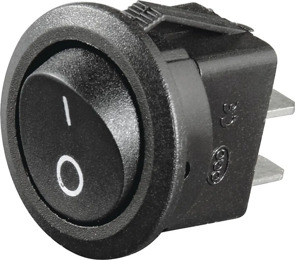 Hama 00185819: Interruttore a Bilanciere 12V 10A Nero Alta Qualità