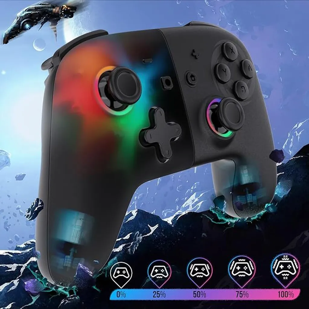 Contrôleur Bluetooth Oniverse Onipad White Star pour Switch et PC - 5